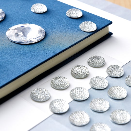 12 Packs: 20 ct. (240 total) 16mm Clear Sugar Stone Stickers by Recollections™